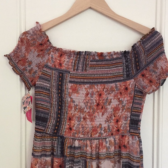 Off the shoulder boho dress - Picture 5 of 6